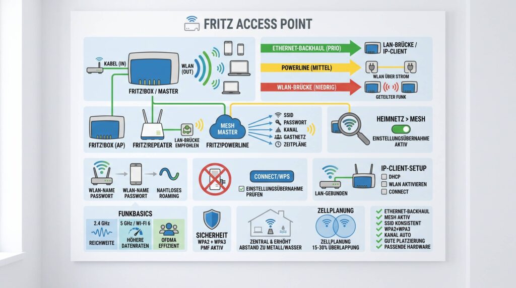 Fritz access point und Mesh-WLAN: Dein kompletter Praxisleitfaden für Planung, Einrichtung, Optimierung und Sicherheit