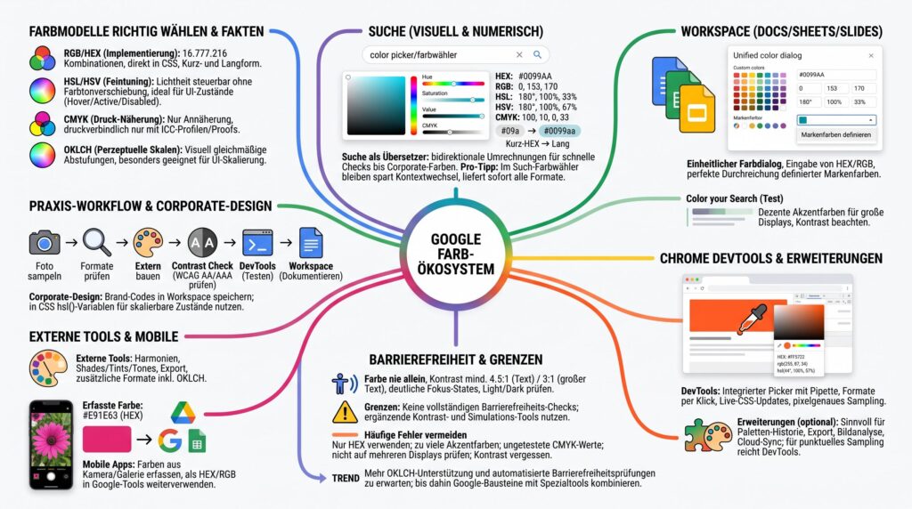 Google farbwähler im Überblick: Funktionen, Workflows und Best Practices im Google-Ökosystem