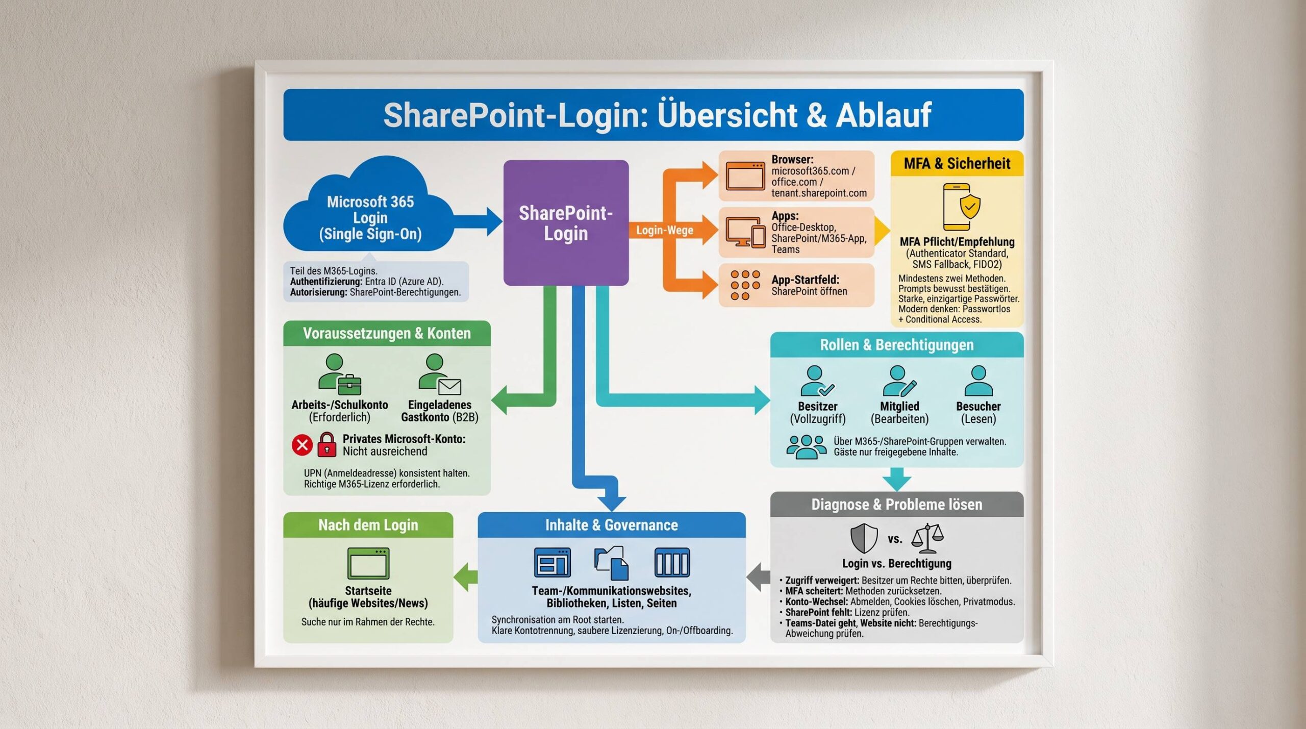 Sharepoint login in Microsoft 365: Wege, Sicherheit und Fehlersuche