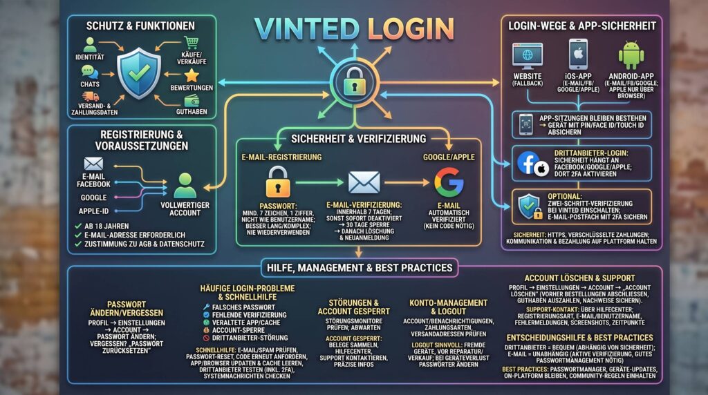 Vinted login: Dein vollständiger Leitfaden für Anmeldung, Sicherheit und Problemlösung