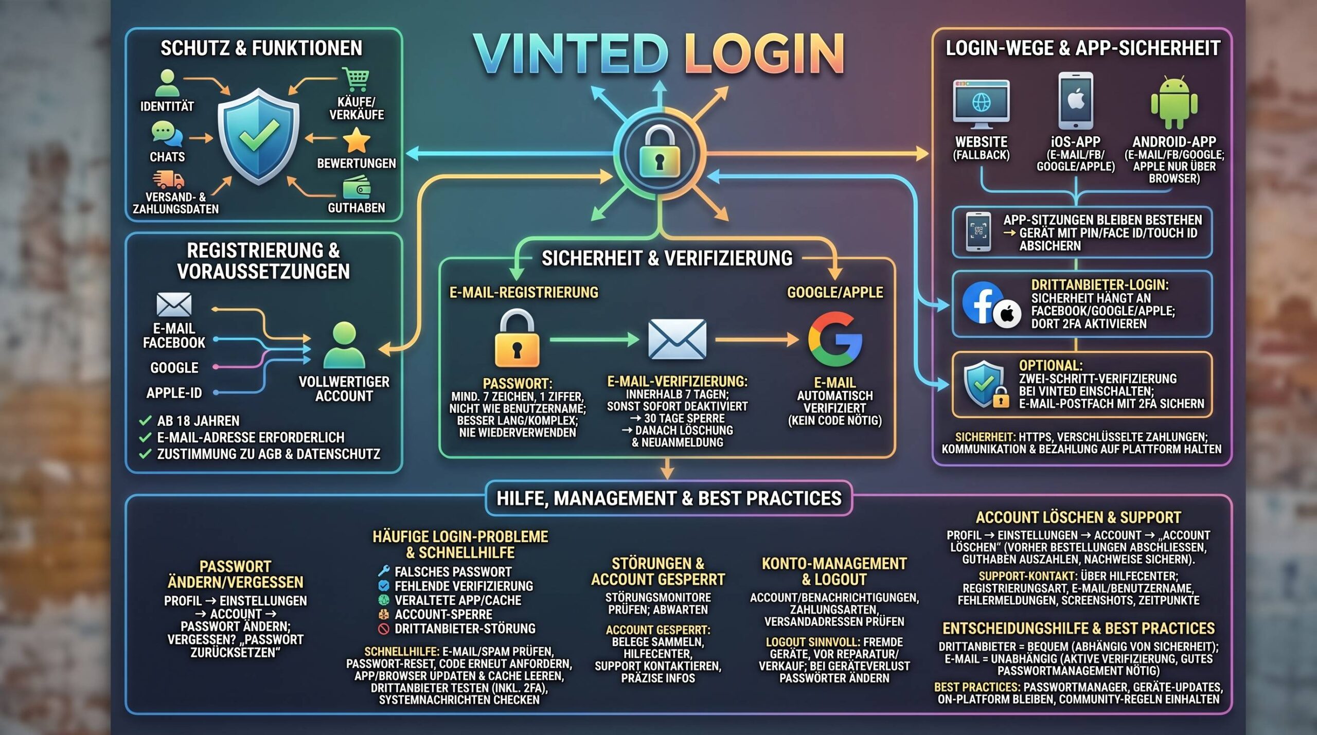Vinted login: Dein vollständiger Leitfaden für Anmeldung, Sicherheit und Problemlösung